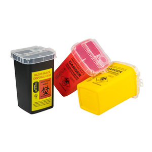 Desktop Sharp Waste Container Needle Disposal Box for Tattoo Needles Syringe and Glass Bottles - Product Image 2