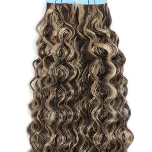 100% Remy Weft Curly Human Hair Natural Wave Softly Full Volume - Product Image 2
