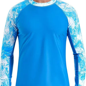 Camiseta de Compresión para Hombre de Alta Calidad OEM, Ajuste Delgado, Poliéster/Nailon, Manga Larga, Secado Rápido, Antibacteriana, Anti-UV, Cómoda y Transpirable - Product Image 1