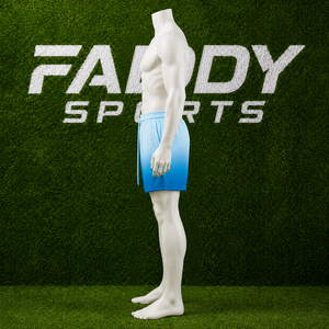 Shorts de sport pour hommes personnalisés à dégradé ombré en mesh respirant, shorts d'entraînement de basketball, shorts de gym athlétiques, shorts de streetwear à séchage rapide, shorts d'été - Product Image 3