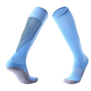Chaussettes de sport en coton 100% pour hommes, à rayures, avec logo brodé personnalisé, respirantes, hiver, fond élastique, confortables - Product Image 4