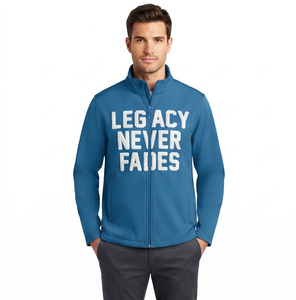 Veste d'entraînement pour homme en chenille brodée, fermeture éclair intégrale, col montant, veste de sport en polaire polyester pour homme - Product Image 3