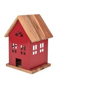 Industry Trending Hut Shaped Design Wooden Lantern Home Decoration Candle Holder Vintage Design Look Table <b>top</b> Living Room Decor - Product Image 6