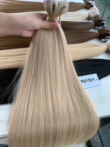 Extensions de cheveux naturels vietnamiens de 100g, tissage de qualité supérieure, cheveux bruts Nasa Hair, toutes couleurs, 70cm - Product Image 5