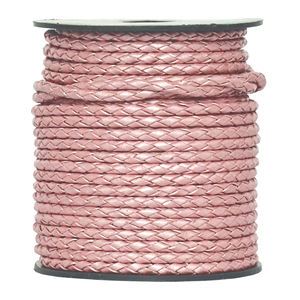 Bolo tressé cordon en cuir rond pour la fabrication de bijoux 3mm 4mm 5mm 6mm résultats et composants en gros en vrac-cordons en cuir fantaisie - Product Image 1