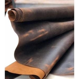 Feuille de cuir véritable de qualité supérieure, disponible en taille et couleur personnalisées, finition vintage, résistante au vent, avec logo personnalisé, accessoires artisanaux. - Product Image 1