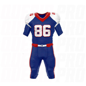 Uniformes de football américain grande taille, respirants, en twill de polyester, couleur personnalisée, qualité supérieure, vêtements de football pour jeunes et adultes - Product Image 3