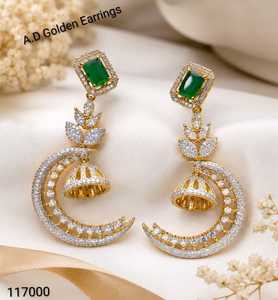 Pendientes de Perlas y Piedras con Baño de Plata, Estilo Étnico Tradicional, de Alta Calidad y a la Moda, Certificados por Terceros para Mujer - Product Image 3