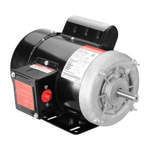 Motore Elettrico Monofase 0.75HP 1725 Giri/min AC Telaio 56 Albero Scanalato 5/8'' 60Hz AC 1725 Giri/min Telaio 56 per Compressore d'Aria CW/CCW - Product Image 2
