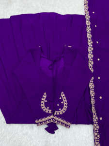 Robe Anarkali classique traditionnelle, design élégant, séchage rapide, toutes saisons, robe de soirée de mariage pour femmes, tenue ethnique haut de gamme - Product Image 2