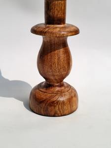 Candelabro de Madera Curvo Clásico, Hecho a Mano, Adorno para el Hogar - Product Image 4