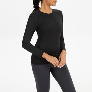 Women's Compression <b>Athletic</b> T-Shirt Slim Fit Moisture Wicking Sport for Gym Running Exercise Wear Custom Made Design Product - Product Image 3