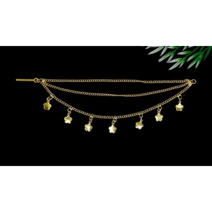 New Design Gold Plaetd Ear Chain for Engagement <b>Wedding</b> Gift Style Indian Traditional Ideal For <b>Wedding</b> Festive Occasions - Product Image 3