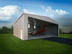 Hangar para Aviones, Estructura de Acero Aislada, Refugio para Aviones - Product Image 5