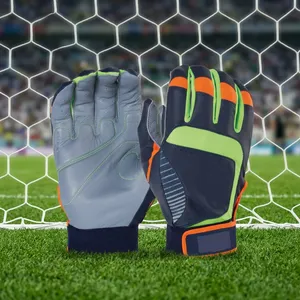 Guantes de Portero de Fútbol de Cuero PU Unisex, Dedos Completos, Agarre Antideslizante, Palma Transpirable, Correa de Muñeca Ajustable, Equipo Deportivo - Product Image 6