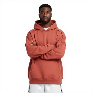 OME Men Hoodie Fleece Pullover Relaxed Fit Long Sleeve Front Pocket Drawstring Hood Soft Feel Fashion Bulk B2B USA Market Range - Product Image 2