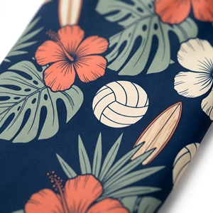 Hawaiian Board <b>Shorts</b> <b>Men</b> Tropical Print Drawstring Mid Waist Quick Dry <b>Swim</b> Trunks Surf Volleyball Custom Logo - Product Image 4
