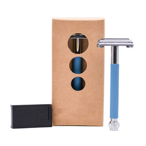 Classic Double Edge Shaving <b>Razor</b> Metal Safety <b>Razor</b> For <b>Men</b> Close Comfortable Wet Shaving Experience - Product Image 3