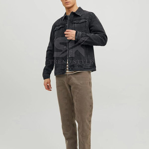 Chaqueta de Mezclilla para Hombre, a Prueba de Viento, Diseño de Logotipo Personalizado, Transpirable, Chaqueta de Invierno para Hombre, Venta Caliente - Product Image 3