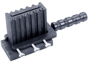 SUNTOOLS/STIPL Modelo 205D Molde de fundición de joyería reversible irregular de acero con asa para herramienta de moldeo de lingotes DIY - Product Image 2