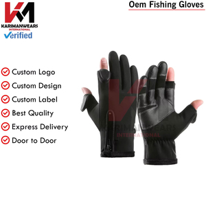 Guantes de Pesca de Fabricante OEM con Agarre Duradero en la Palma, Equipo de Pesca para Exteriores para Importadores, Distribuidores y Marca Privada - Product Image 3