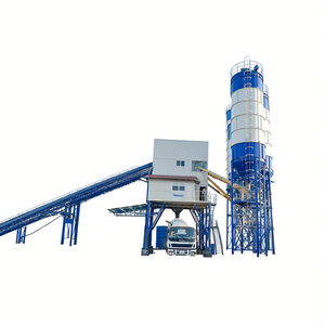 Hamac PLC-<b>controlled</b> Diesel-powered Concrete Batching Production Line 25m3/h to 240m3/h Automatic Mobile Mixing Plant - Product Image 2