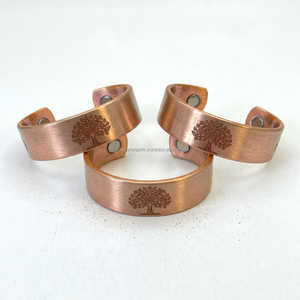 Joyería Devocional Bio Magnética al por Mayor • Anillo Esotérico Bodhi Unisex Ajustable - Product Image 2