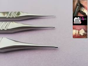 Juego de Alta Calidad de 3 Piezas Wamkey para Remover Coronas y Puentes, Sistema de Extracción de Coronas Dentales, Instrumentos Quirúrgicos Dentales con Certificación CE - Product Image 2