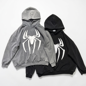 Sudadera con Capucha Spider para Hombre, Fabricante de Ropa Personalizada, Sudaderas Unisex Spyder, Corte Regular, Informal, con Capucha, Alta Calidad, 100% Algodón - Product Image 1