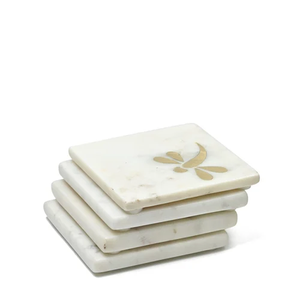 Modern Design Sustainable Stone <b>Marble</b> <b>Coasters</b> Eco-Friendly Durable Washable - Product Image 2