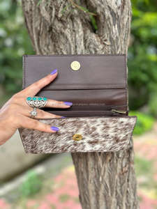 Nuevo bolso de cuero de piel de vaca con estampado en relieve a mano occidental Real para mujer, bolso elegante y embrague de piel con herramientas de Color, Conjunto Combinado único - Product Image 5