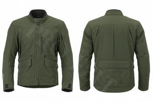 Veste de moto en textile extensible 100% polyester, résistante, légère, avec protection flexible, pour une performance optimale lors de la conduite - Product Image 3