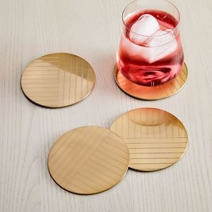 brass coated <b>coaster</b> metal <b>coaster</b> floral <b>coaster</b> engraved <b>coaster</b> <b>gold</b> <b>coaster</b> round <b>coaster</b> drink <b>coaster</b> table <b>coaster</b> decor - Product Image 2