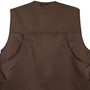 Gilet de chasse sans manches pour homme, marron, avec plusieurs poches, respirant, en softshell, vêtements d'extérieur, style été - Product Image 6