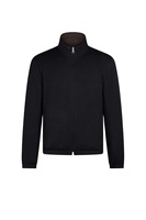 Veste en toile enduite unisexe, minimaliste, d'hiver, à fermeture éclair, réversible, avec capuche et doublure en polaire |   Haute qualité, personnalisable, léger