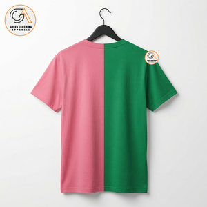 เสื้อยืดผู้หญิงสีชมพูเขียว แบรนด์ Greek Clothing Apparel คอกลม แขนสั้น ทรงปกติ ผ้าฝ้าย 100% เป็นมิตรกับสิ่งแวดล้อม ระบายอากาศได้ดี มีโลโก้ - Product Image 2