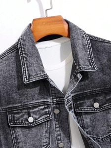 Chaqueta Vaquera Premium 2026 para Hombre, Estilo Vintage Desgarrado, Corte Ajustado, Cortavientos, Prenda Exterior Duradera y Elegante para Invierno - Product Image 3