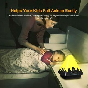 Lampada da Tavolo con Controllo Touch a 8 Colori, 6 Livelli di Luminosità Regolabile, Timer Portatile, Luce Notturna da Comodino - Product Image 6