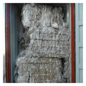 Déchets de film LLDPE, déchets de film plastique souple, matériau propre et sec pour la production de granulés de plastique, approvisionnement en vrac - Product Image 3