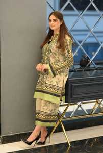 Ensemble Salwar Kameez Midi en Organza Brodé à Motif Floral, Tenue Ethnique d'Extérieur avec Dupatta, Idéal pour les Fêtes, pour Femme - Product Image 3