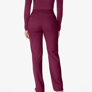 Pantalones de Trabajo para Mujer, de Alta Calidad, Diseño Personalizado, Cintura Elástica, Transpirables, Cómodos, Tela Oxford, Poliéster Elástico, para Hospital - Product Image 4