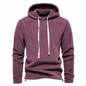 KADIA Nouvelle Collection Automne Pull Homme Uni en Molleton Éponge Coupe Ample Manches Longues Tendance Polyvalent Thermique Anti-Boulochage - Product Image 1