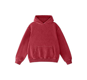 Sudadera con Capucha Extra Grande para Hombre, Marca Dnzzs, Lavado Ácido, 100% Algodón, Súper Suave, Ecológica, Transpirable, Estilo Vintage - Product Image 1