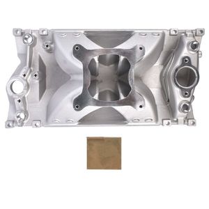 Collecteur d'admission Vortec à simple plan 52033 Small Block High Rise pour Chevy 350 - Product Image 6
