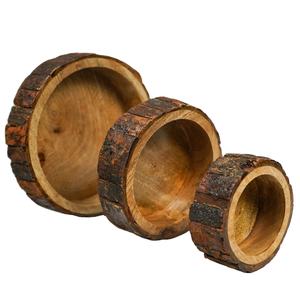 ถาดเสิร์ฟไม้ธรรมชาติ100% จานไม้แบบพกพาเป็นมิตรกับสิ่งแวดล้อมทนทานต่ออุณหภูมิสูง - Product Image 5