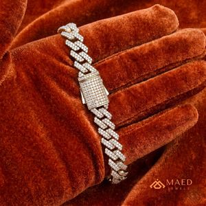 กำไลข้อมือโมอิสซาไนต์ชุบทอง 18K เครื่องประดับแฟชั่น กำไลแบบโซ่เกลียว สำหรับผู้หญิงผู้ชาย ของขวัญสุดหรู เครื่องประดับนิวยอร์กซิตี้ - Product Image 4