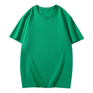 เสื้อยืดคอกลมสีพื้นผ้าฝ้ายแท้ 180 กรัมทรงหลวมแขนสั้น ผลิตในบังกลาเทศและจีน ราคาโรงงาน รับผลิตเสื้อยืดขายส่งตามสั่ง - Product Image 4