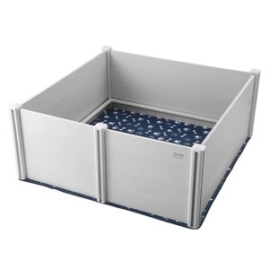 Caja de Parto para Perros de 59.8 x 59.8 x 24.0 Pulgadas, Jaula para Mascotas, Caja de Parto para Cachorros con Rieles para Uso en Corrales de Parto - Product Image 1