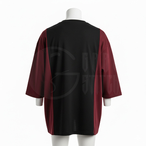 Camiseta Hip Hop Unisex 2026, Último Modelo, Mezcla de Poliéster y Algodón, Talla Grande, Diseño Personalizado, Hombros Caídos - Product Image 2