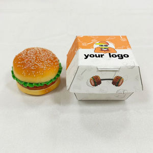 Caja de Cartón Rígido para Comida para Llevar, Biodegradable y Ecológica, Personalizable con Logotipo, para Hamburguesas - Product Image 5